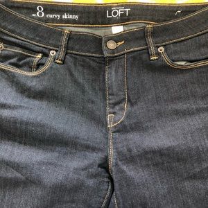 Any Taylor Loft size 8 curvy skinny jeans
